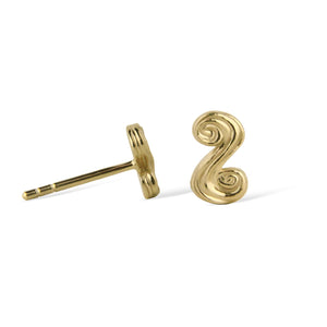 Wavy Stud Earrings