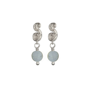 Seaside Stories Blue Agate Earrings