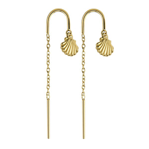 Seashell Chain Earrings