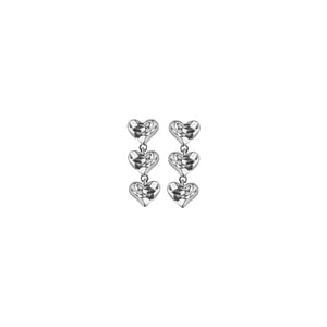 Heart Trio Earrings